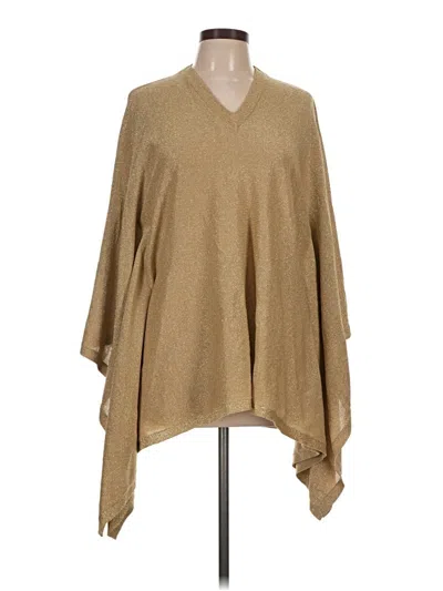 Pre-owned Michael Kors Poncho In Gold