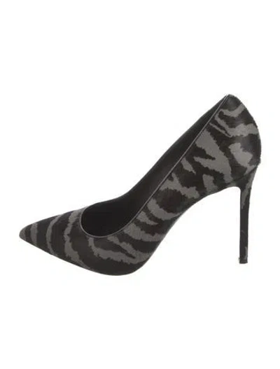 Pre-owned Michael Kors Ponyhair Animal Print Pumps In Multi
