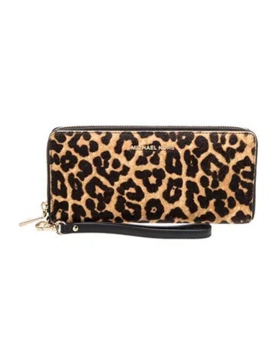 Pre-owned Michael Kors Ponyhair Clutch In Black