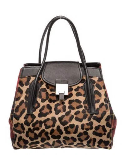 Pre-owned Michael Kors Ponyhair Top Handle Bag