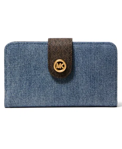 Michael Kors Pop Charm Medium Tab Bifold Wallet