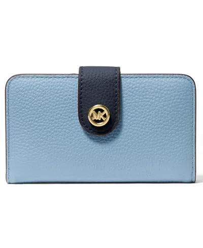 Michael Kors Pop Charm Medium Tab Bifold Wallet In Multi