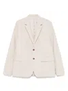 Michael Kors Poplin Blazer In Neutrals