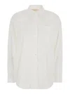 Michael Kors Poplin Btn Dn Bf Shirt In White