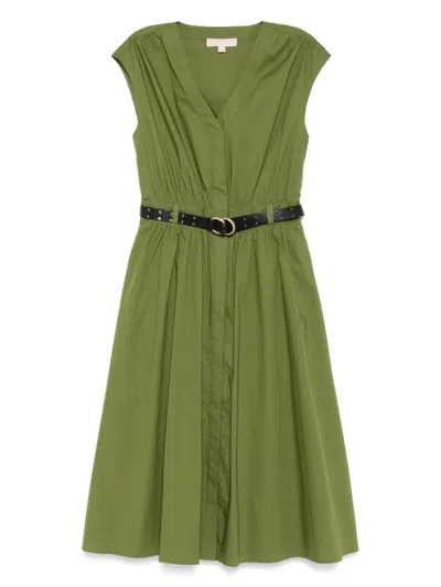 MICHAEL KORS MICHAEL KORS POPLIN MIDI DRESS