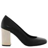 Michael Kors Porter Leather Heel Pump