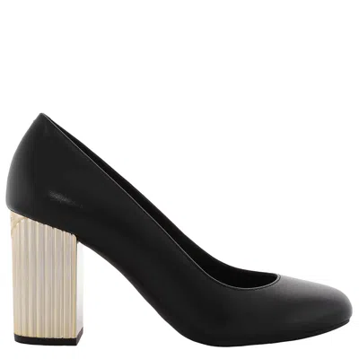 Michael Kors Porter Leather Heel Pump