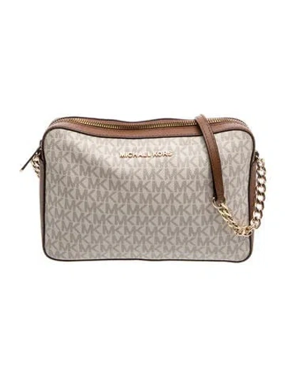 Pre-owned Michael Kors Portfolio In Neutral