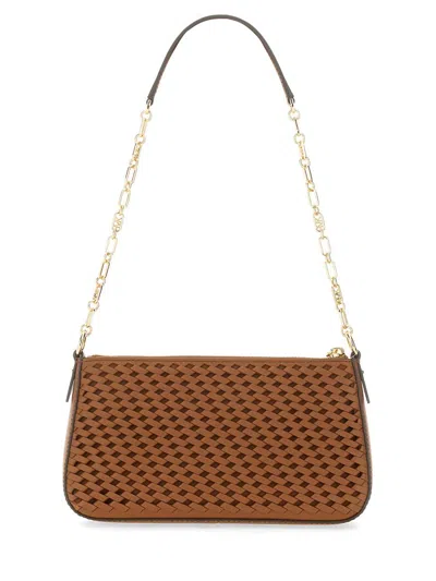 Michael Kors Pouch  With Logo In Light Brown