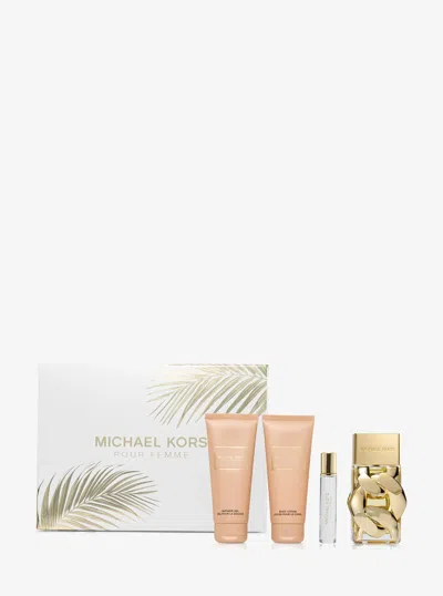 Michael Kors Pour Femme 4-piece Gift Set In Transparent
