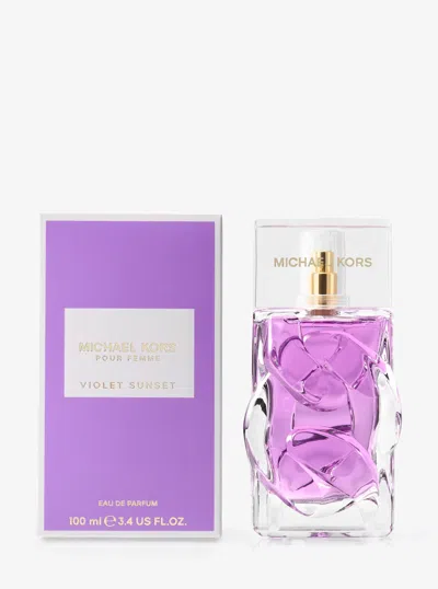 Michael Kors Pour Femme Violet Sunset Eau De Parfum, 3.4 oz In Transparent