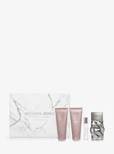 Michael Kors Pour Homme Absolu 4-piece Gift Set In Transparent
