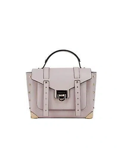 Pre-owned Michael Kors Powder Blush Leather Satchel Top Handle Bag - Messenger Bags - In Powder Blush.