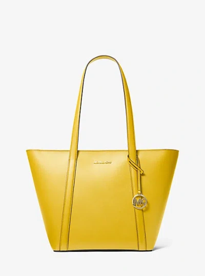 Michael Kors Pratt Large Tote Bag In Yellow