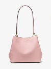 Michael Kors Pratt Medium Shoulder Bag In Pink
