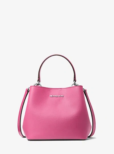 Michael Kors Pratt Small Convertible Shoulder Bag In Pink