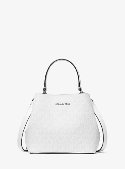 Michael Kors Pratt Small Signature Logo Convertible Shoulder Bag