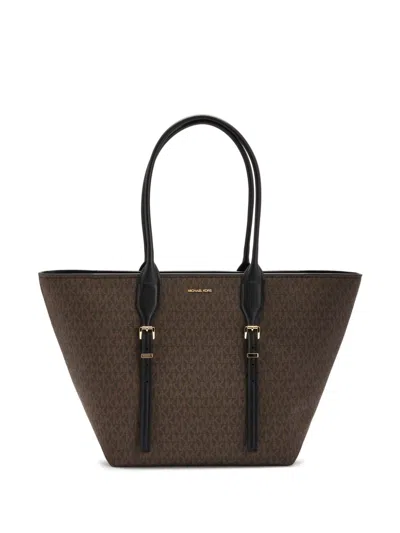 Michael Kors Pratt Tote Bag In Brown