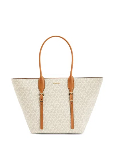 Michael Kors Pratt Tote Bag In White