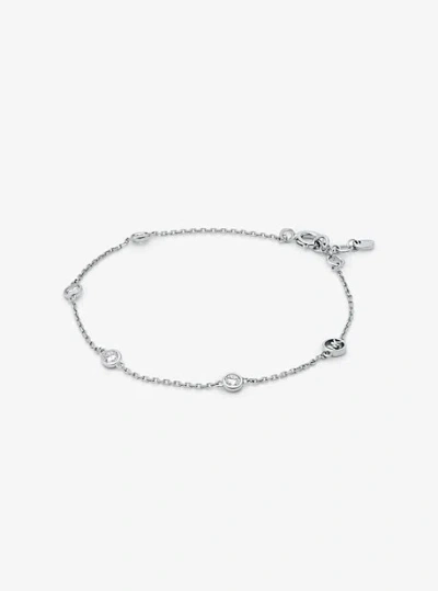 Michael Kors Precious Metal-plated Sterling Silver Cubic Zirconia Bracelet