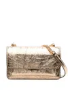 Michael Kors Press-stud Fastening Shoulder Bag In Gold