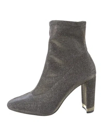 Pre-owned Michael Kors Printed Boots In Silver