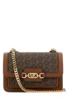 Michael Kors Large Heather Shoulder Bag In Brnluggage