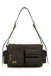 Michael Kors Printed Canvas Dakota Crossbody Bag In Brown