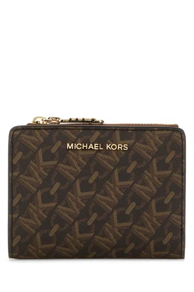MICHAEL KORS PRINTED CANVAS EMPIRE WALLET