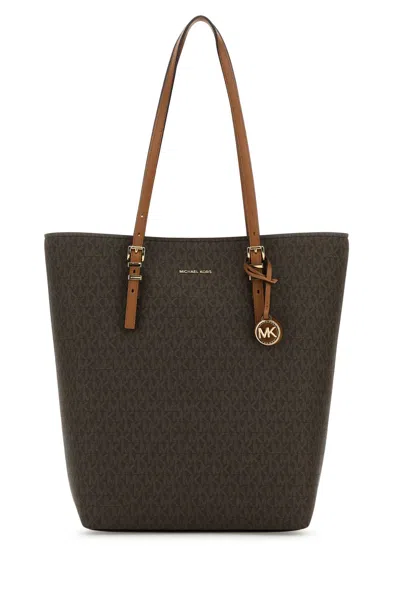 Michael Kors Printed Canvas Large Quinn Shopping Bag