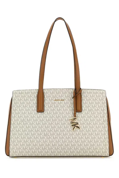 Michael Kors Printed Canvas Medium Laila Shopping Bag