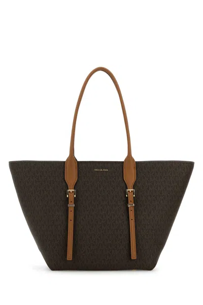 Michael Kors Printed Canvas Moore Shopping Bag