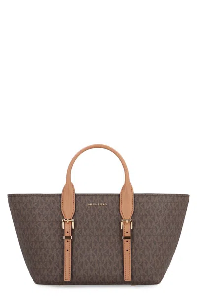 Michael Kors Printed Canvas Moore Shopping Bag