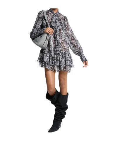 Michael Kors Printed Casual Mini Skirt In Multi