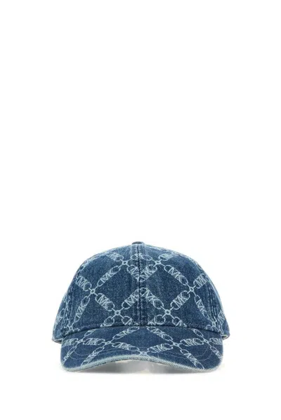 Michael Kors Printed Denim Baseball Cap