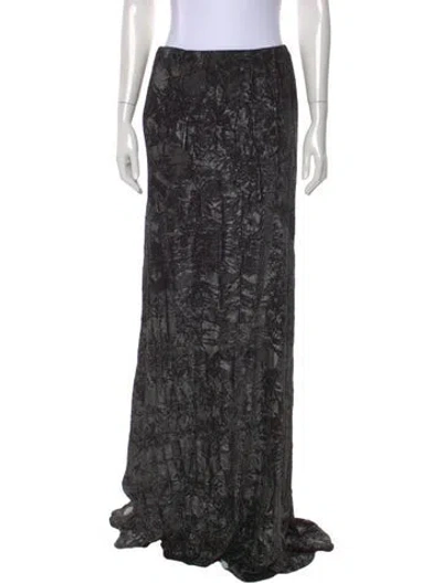 Pre-owned Michael Kors Printed Long Skirt In Multi