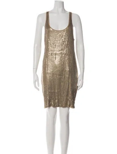Pre-owned Michael Kors Printed Mini Dress