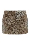 Michael Kors Printed Mini-skirt In Multicolor