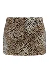 Michael Kors Printed Mini-skirt In Multicolor
