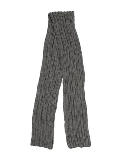 Pre-owned Michael Kors Printed Scarf In Gray