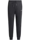 Michael Kors Logo Tape Cotton Blend Jogger In Schwarz