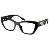 Michael Kors Puglia Mk 4149u 3005 52mm Womens Rectangle Eyeglasses 52mm In Black