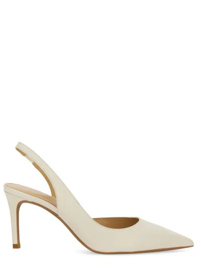 Michael Kors Alina Flex Cream Slingback Pumps In Beige