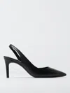 Michael Kors Alina Flex Sling Pum Pumps In Black Leather In Black
