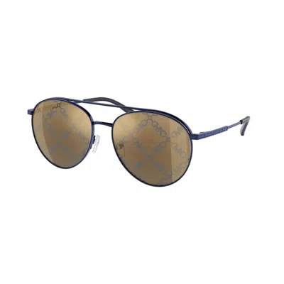 Michael Kors Purple Metal Sunglasses In Multi