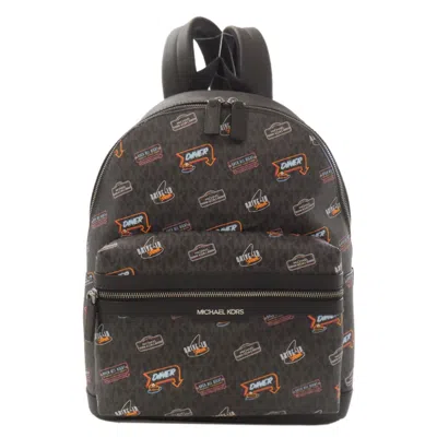 Pre-owned Michael Kors Pvc Backpack () In Black