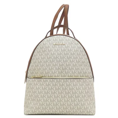 Pre-owned Michael Kors Pvc Backpack () In White