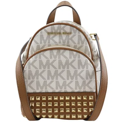 Pre-owned Michael Kors Pvc Backpack () In White