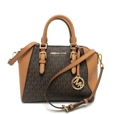 Pre-owned Michael Kors Pvc Handbag () In Brown