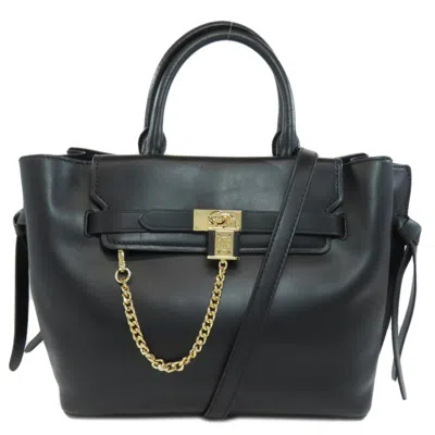 Pre-owned Michael Kors Pvc Handbag () In Black